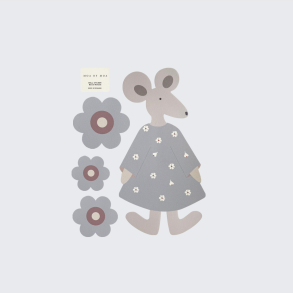 Wallsticker blue mouse