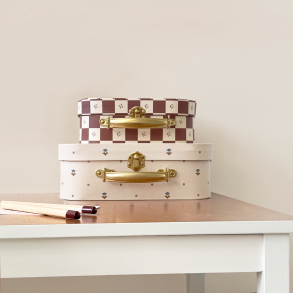 Kuffert creme - st af 2 stk.