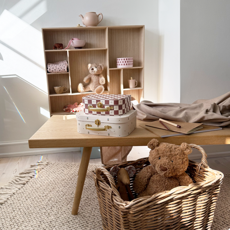 Kuffert creme - st af 2 stk.