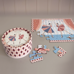 Puslespil med ballerina