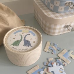 Puslespil med dinosaur