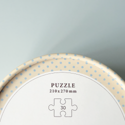 Puslespil med dinosaur