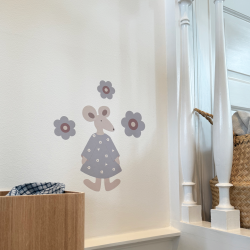 Wallsticker blue mouse