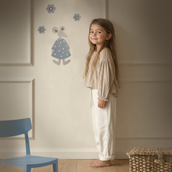 Wallsticker blue mouse